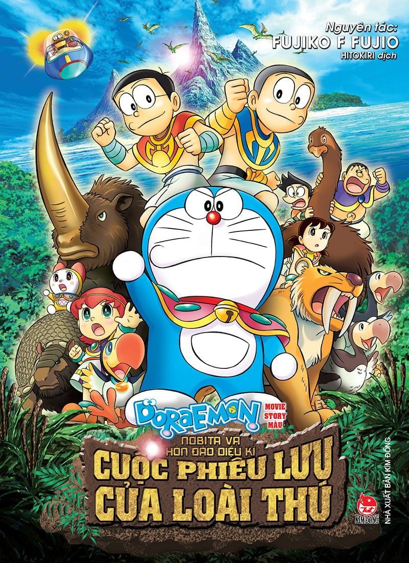 Doraemon Movie Story Màu - Nobita và hòn đảo diệu kì - Cuộc phiêu lưu của loài thú